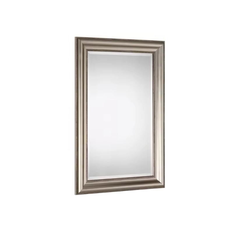 Customized Size and Color Wood Wall Mirror For Living Room